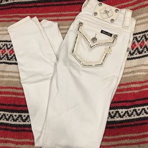 Miss me white jeans